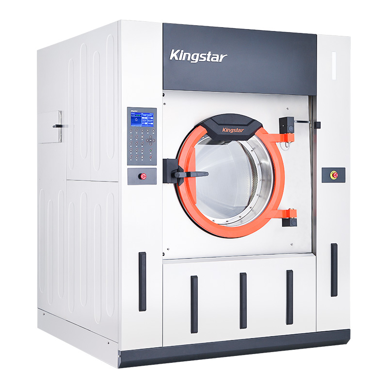 Apakah ciri-ciri yang menyumbang kepada kecekapan tenaga dan air dalam mesin basuh industri?